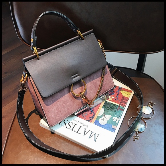 NEW ELLA O Ring Chain Buckle Crossbody - Picture 6 of 8